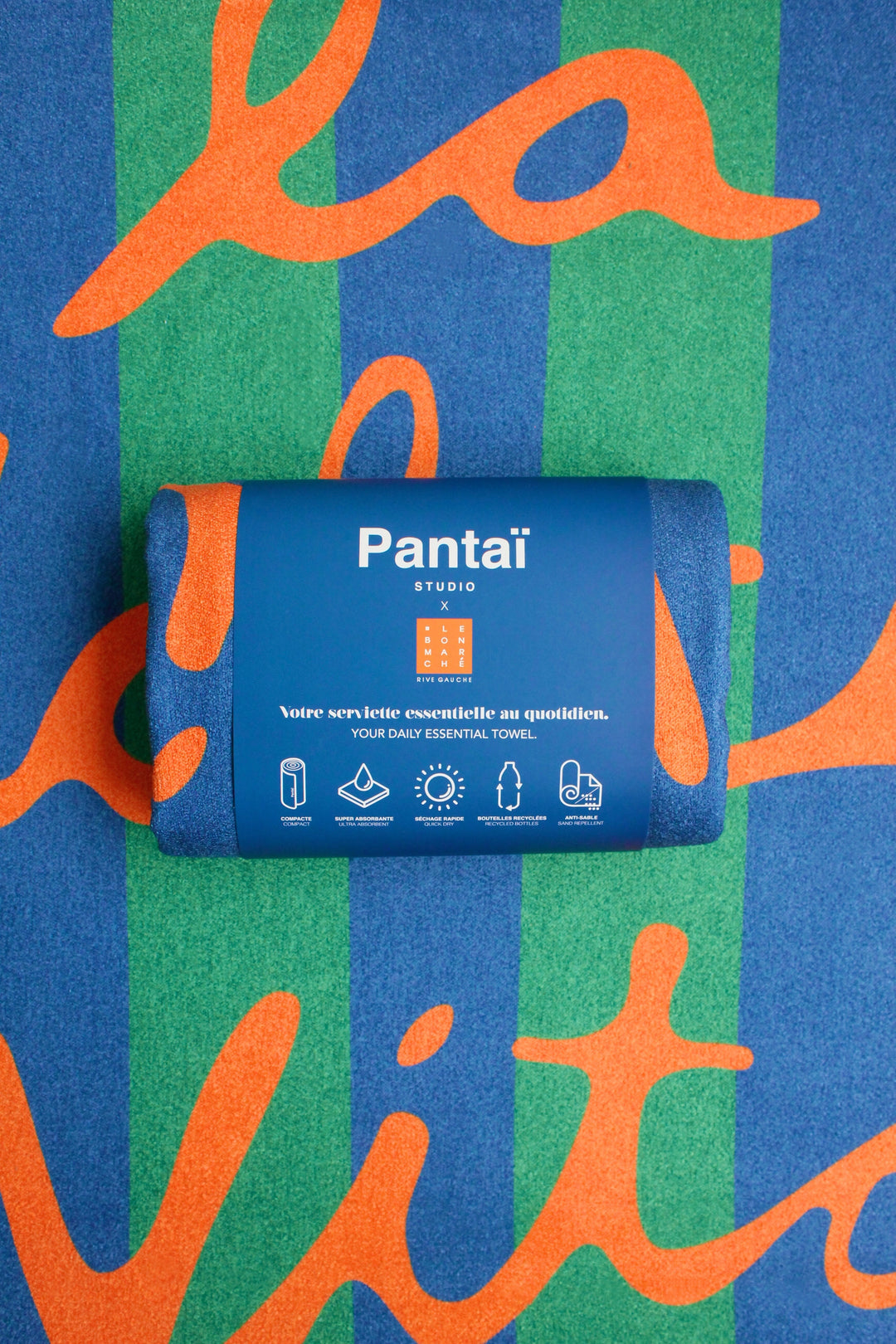 Pantaï Studio paplūdimio rankšluostis – LA DOLCE VITA