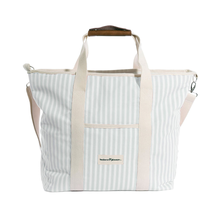 Business & Pleasure Tote šaltkrepšis – LAUREN‘ S SAGE STRIPE