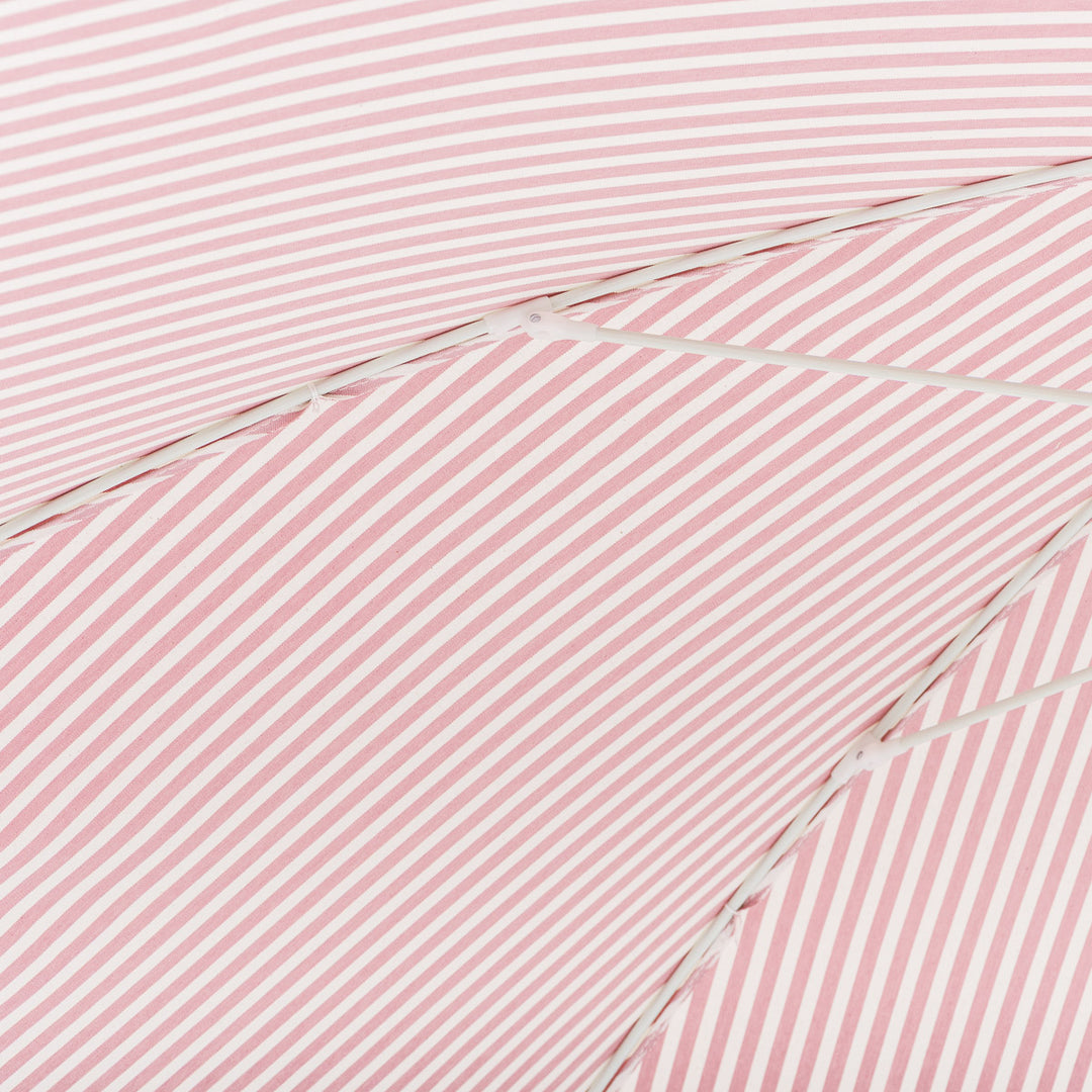Business & Pleasure paplūdimio skėtis nuo saulės – PREMIUM LAURENS PINK STRIPE