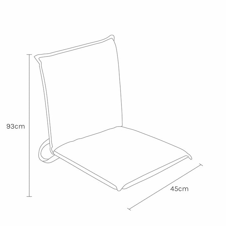 SUNNYLiFE paplūdimio kėdė Folding – THE VACAY OLIVE STRIPE