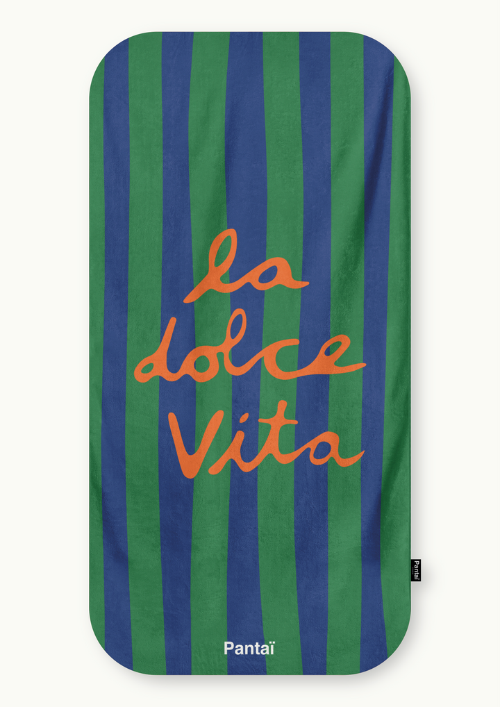 Pantaï Studio paplūdimio rankšluostis – LA DOLCE VITA