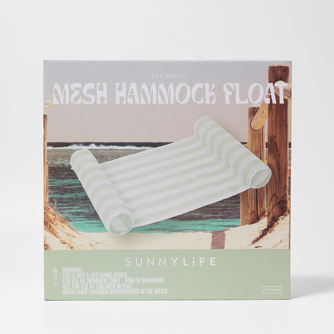 SUNNYLiFE pripučiamas hamakas  – THE VACAY SOFT OLIVE