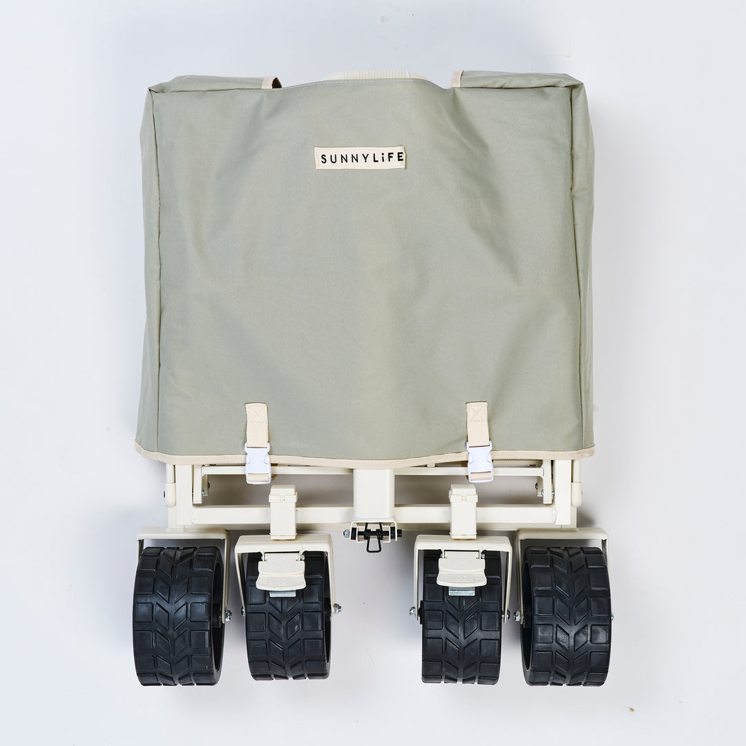 SUNNYLiFE  paplūdimio vežimėlis  – SEAGRASS SAGE