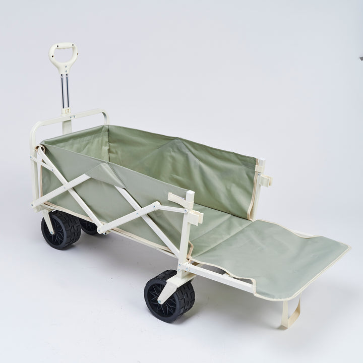 SUNNYLiFE  paplūdimio vežimėlis  – SEAGRASS SAGE