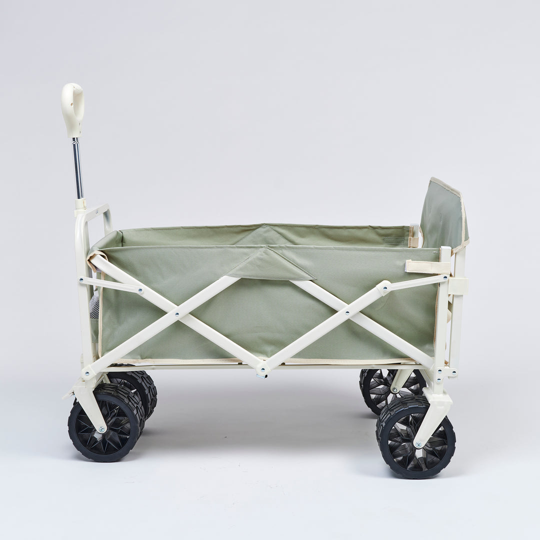 SUNNYLiFE  paplūdimio vežimėlis  – SEAGRASS SAGE