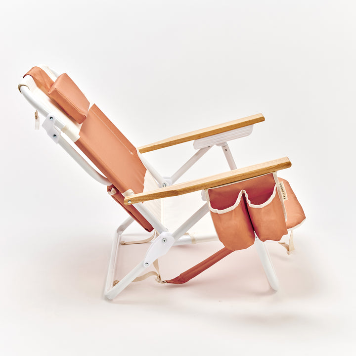 SUNNYLiFE paplūdimio kėdė Deluxe – TIERRA CLAY BLOCK