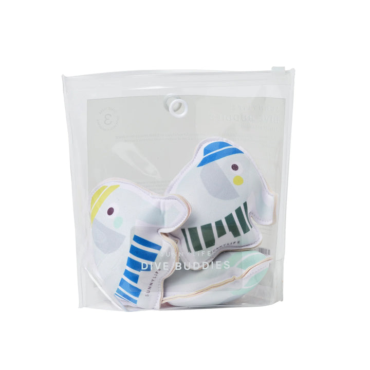 SUNNYLiFE nardymo žaislai – ELI THE ELEPHANT SET OF 3