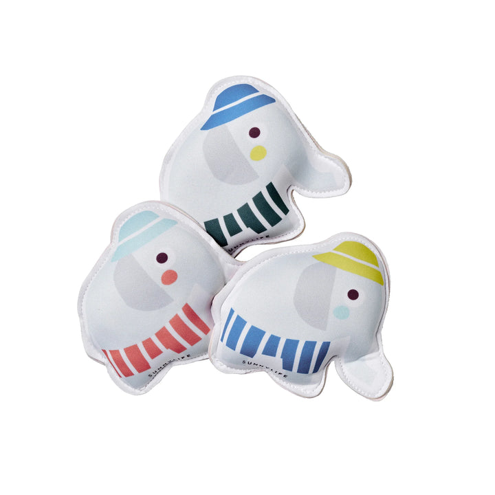 SUNNYLiFE nardymo žaislai – ELI THE ELEPHANT SET OF 3