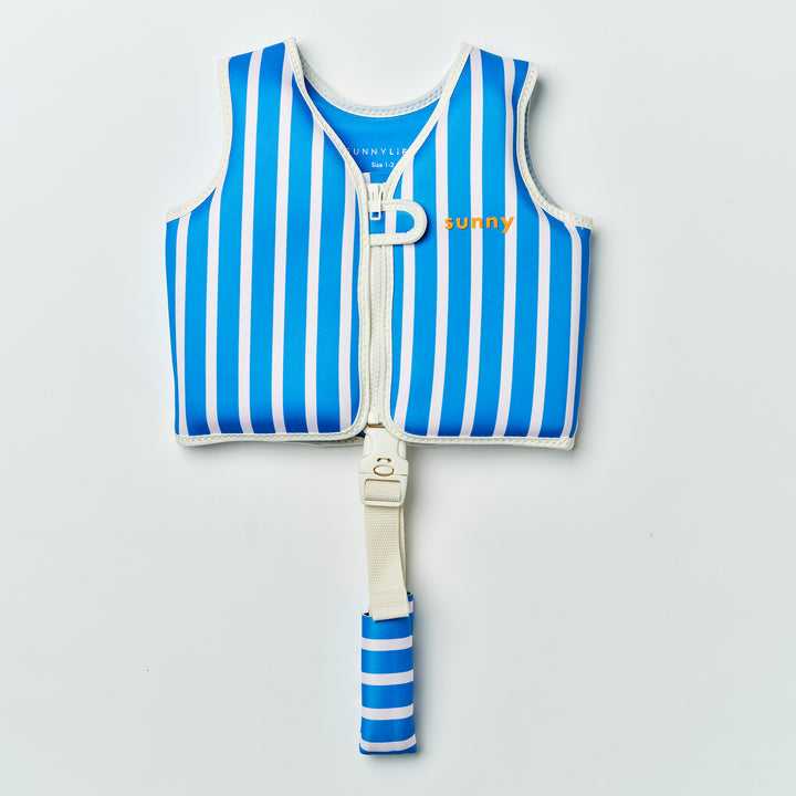 SUNNYLiFE plaukimo liemenė (1 – 2 m.)  – TINO THE TIGER BLUE