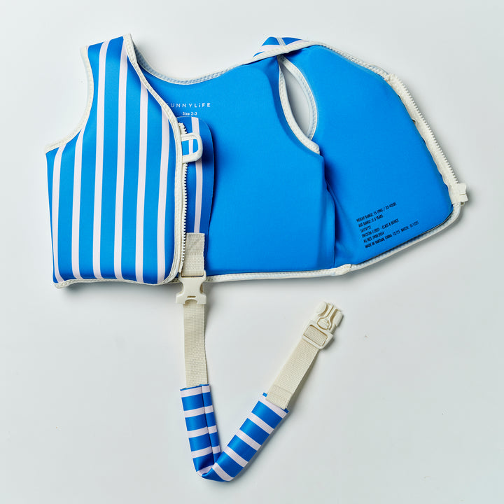 SUNNYLiFE plaukimo liemenė (2 – 3 m.)  – TINO THE TIGER BLUE
