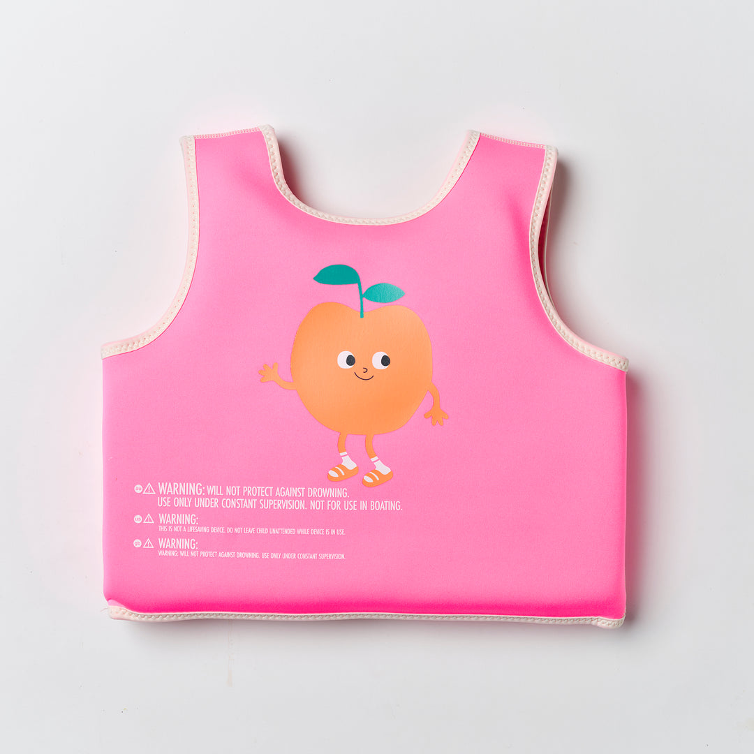 SUNNYLiFE plaukimo liemenė (3 - 6 m.)  – POPPY THE PEACH NEON PINK