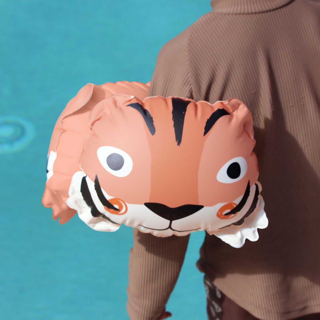 SUNNYLiFE pripučiamos plaukimo rankovės – TINO THE TIGER CLAY