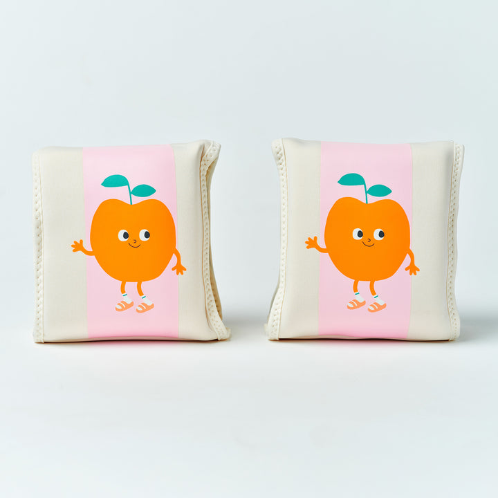 SUNNYLiFE plaukimo rankovės – POPPY THE PEACH PINK STRIPE