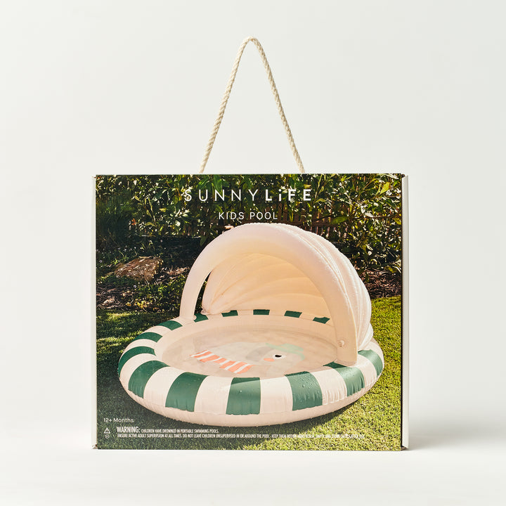 SUNNYLiFE pripučiamas baseinas  – ELI THE ELEPHANT GREY