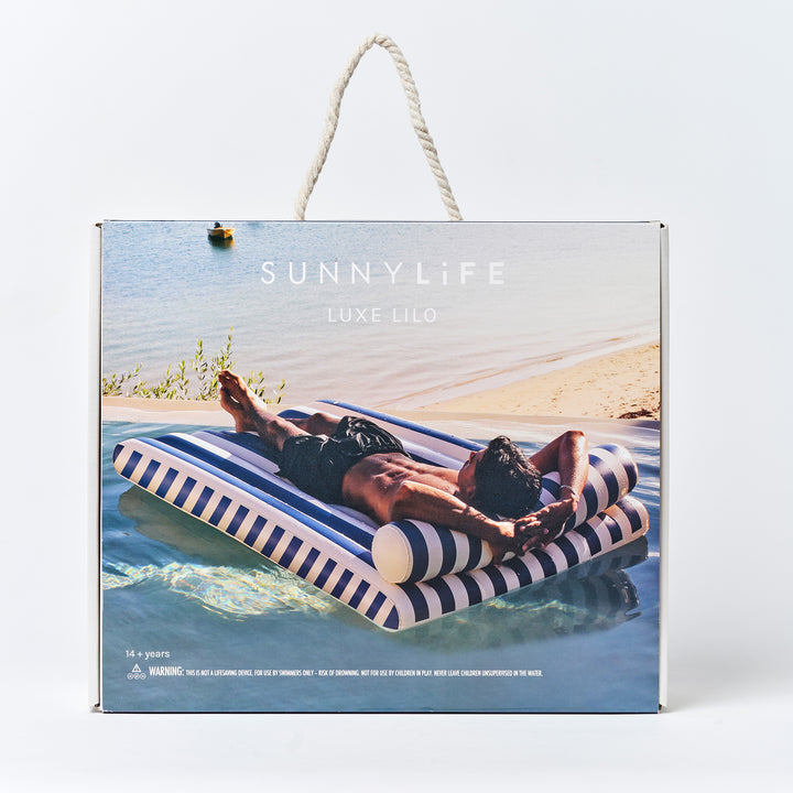 SUNNYLiFE pripučiamas čiužinys  – MARINE STRIPE