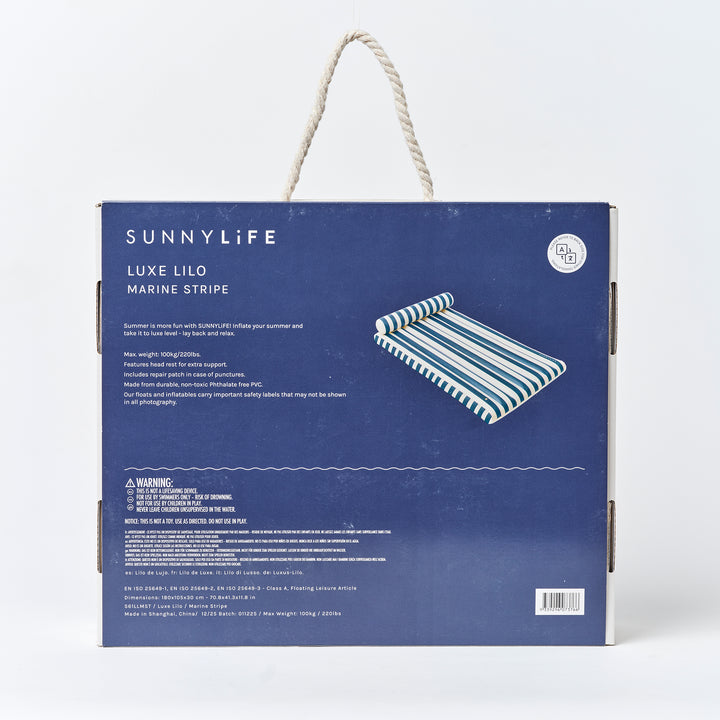 SUNNYLiFE pripučiamas čiužinys  – MARINE STRIPE