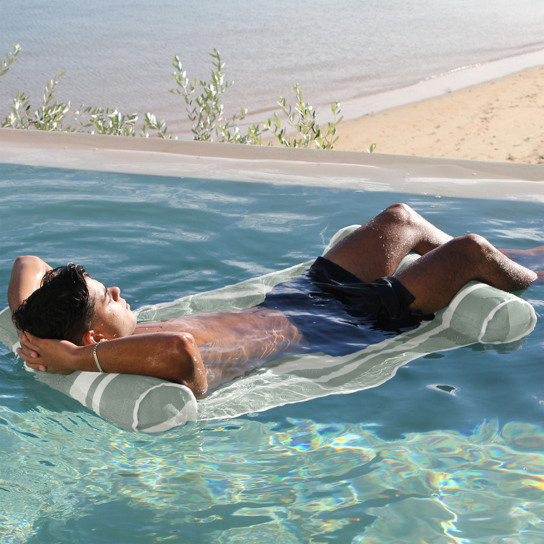 SUNNYLiFE pripučiamas hamakas  – SEAGRASS STRIPE