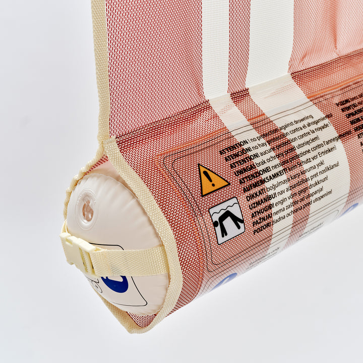 SUNNYLiFE pripučiamas hamakas  – TIERRA CLAY STRIPE