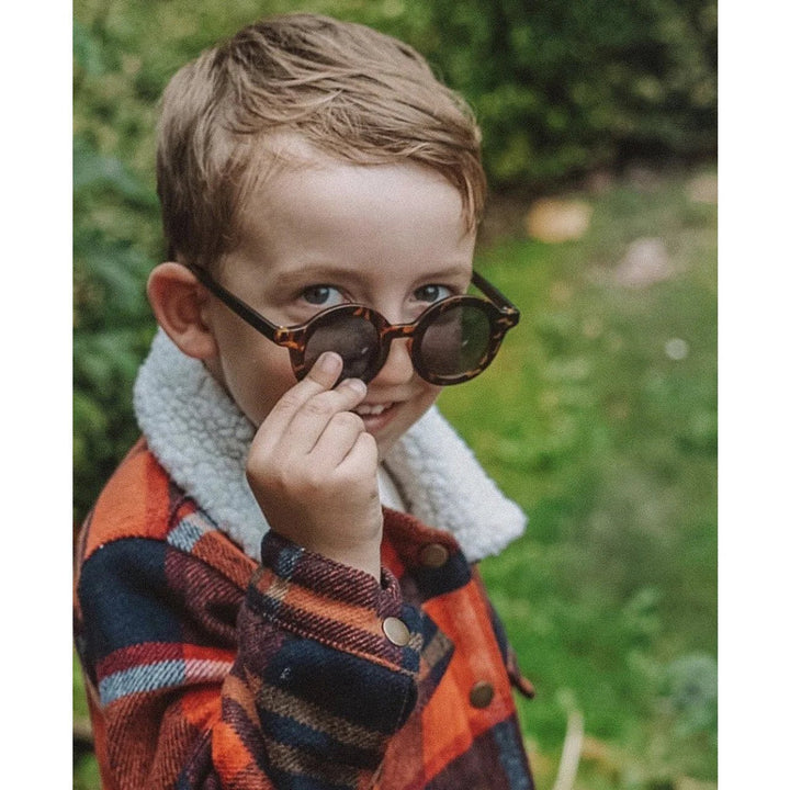 BabyMocs apvalios formos vaikiški akiniai nuo saulės – TURTLE - Summer Boutique - 0644925479413