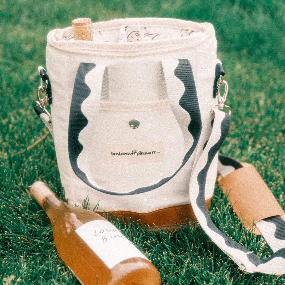 Business & Pleasure gėrimų šaltkrepšis – RIVIERA WHITE - Summer Boutique - BPA-WCB-RIV-WHT