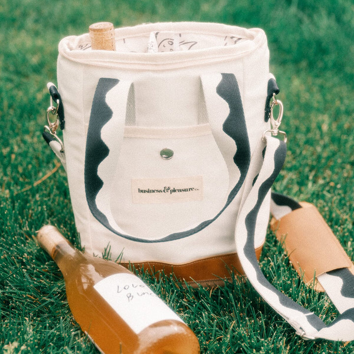 Business & Pleasure gėrimų šaltkrepšis – RIVIERA WHITE - Summer Boutique - BPA-WCB-RIV-WHT