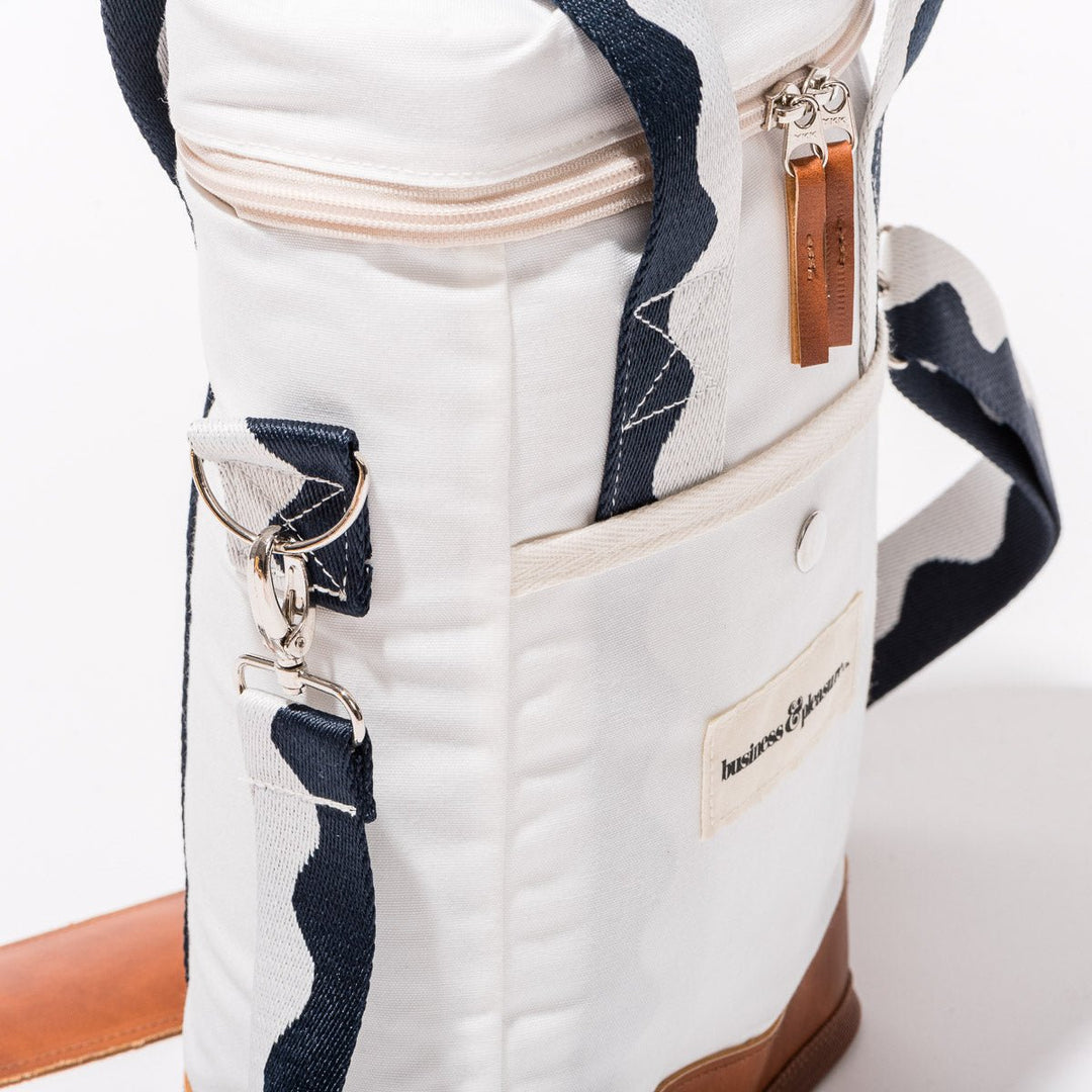 Business & Pleasure gėrimų šaltkrepšis – RIVIERA WHITE - Summer Boutique - BPA-WCB-RIV-WHT