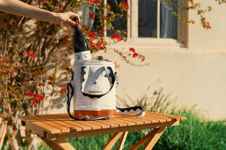 Business & Pleasure gėrimų šaltkrepšis – RIVIERA WHITE - Summer Boutique - BPA-WCB-RIV-WHT