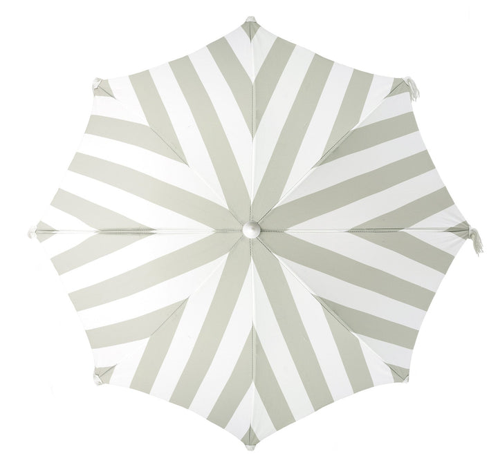 Business & Pleasure paplūdimio skėtis nuo saulės – CREW SAGE STRIPE - Summer Boutique - BPU-H-CRW-SAG