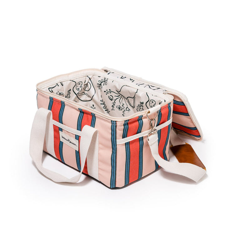 Business & Pleasure šaltkrepšis – BISTRO DUSTY PINK STRIPE - Summer Boutique - BPA-COO-BIS-PNK