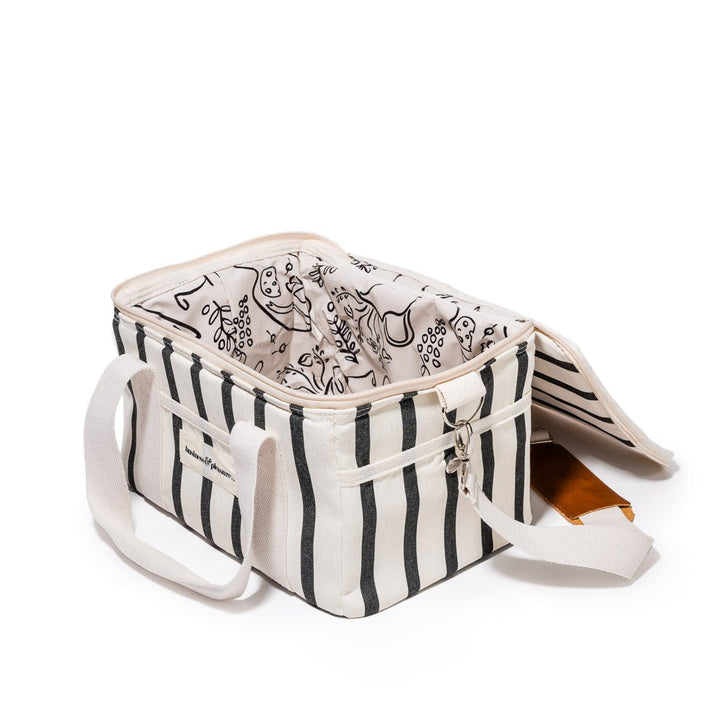 Business & Pleasure šaltkrepšis – MONACO BLACK STRIPE - Summer Boutique - BPA-COO-MON-BLK