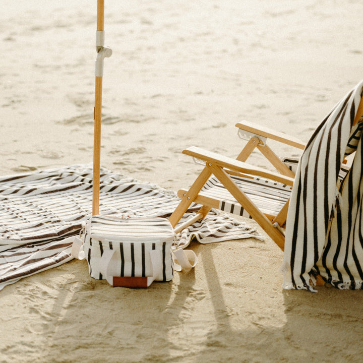 Business & Pleasure šaltkrepšis – MONACO BLACK STRIPE - Summer Boutique - BPA-COO-MON-BLK