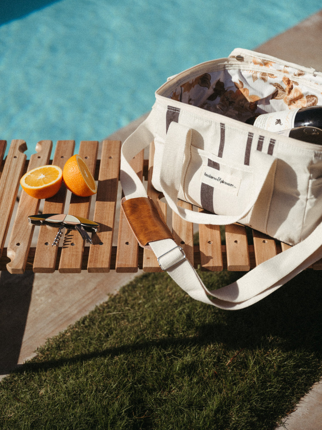 Business & Pleasure šaltkrepšis – VINTAGE BLACK STRIPE - Summer Boutique - BPA-COO-VTG-BLK