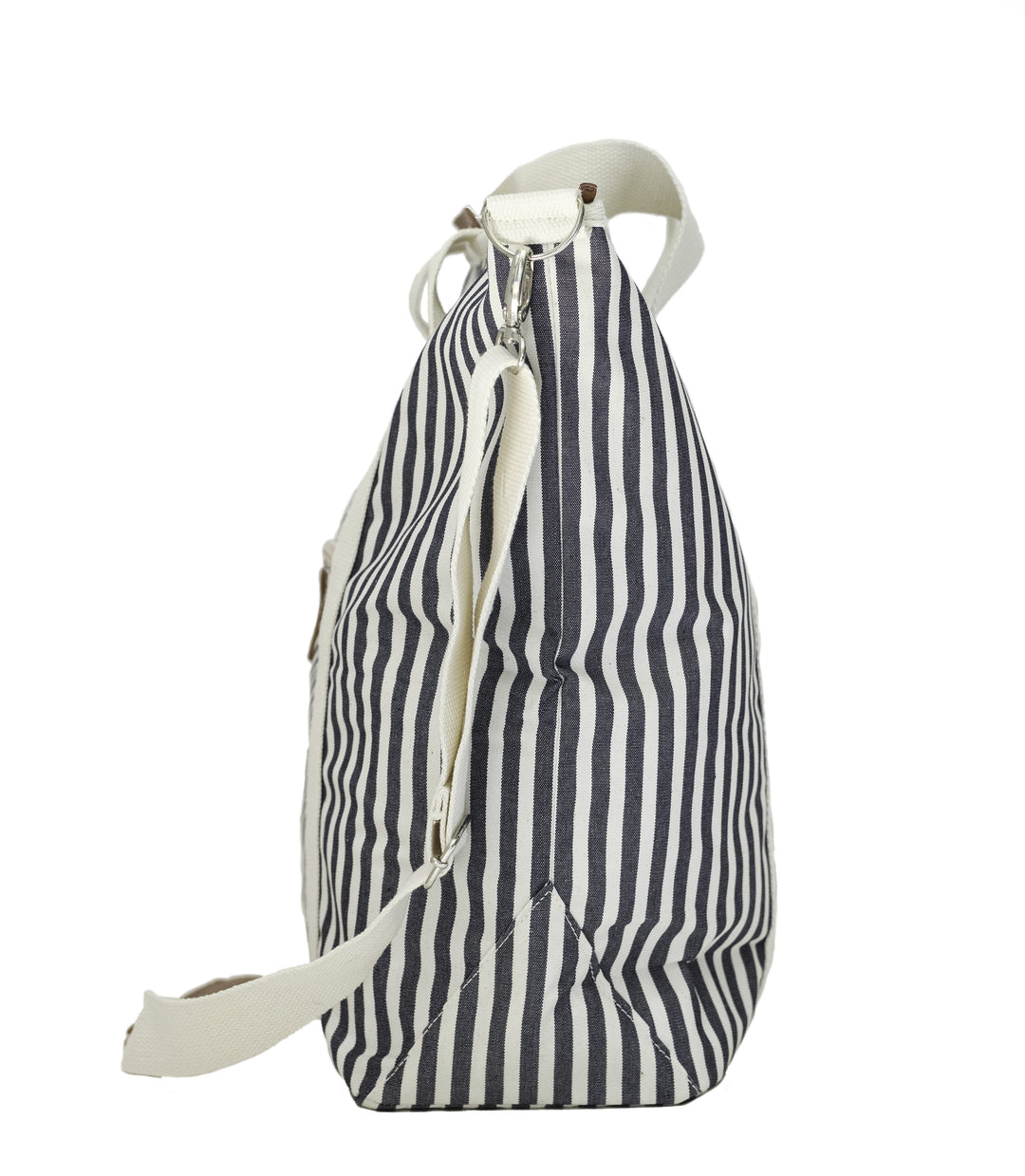 Business & Pleasure Tote šaltkrepšis – LAUREN‘ S NAVY STRIPE - Summer Boutique - BPA-CBB-LAU-NVY