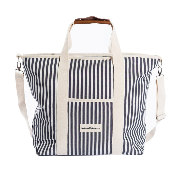 Business & Pleasure Tote šaltkrepšis – LAUREN‘ S NAVY STRIPE - Summer Boutique - BPA-CBB-LAU-NVY