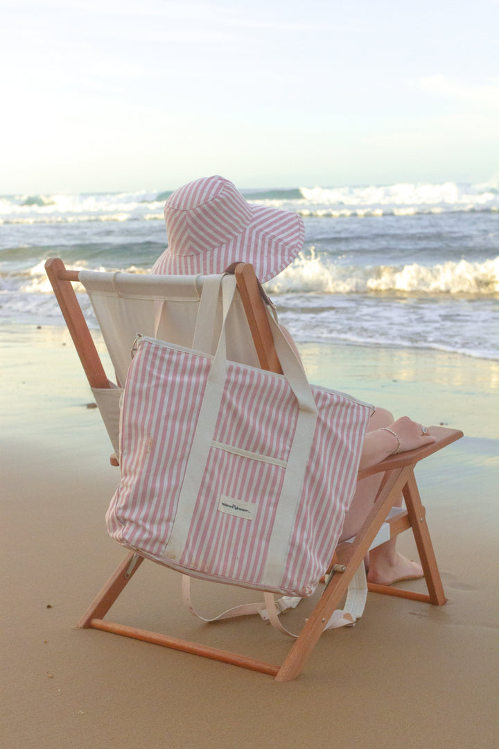 Business & Pleasure Tote šaltkrepšis – LAUREN‘ S PINK STRIPE - Summer Boutique - BPA-CBB-LAU-PNK