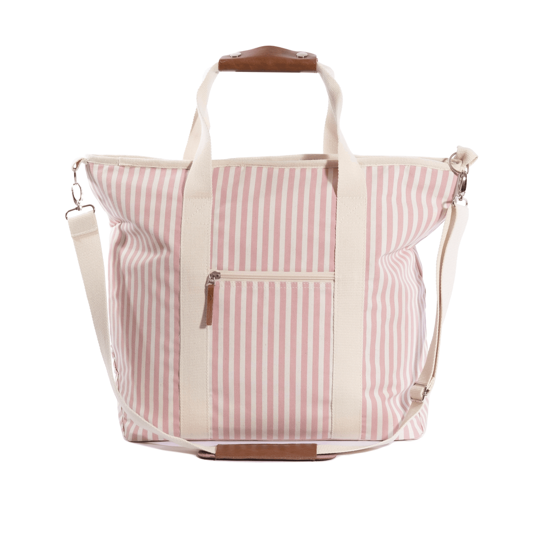 Business & Pleasure Tote šaltkrepšis – LAUREN‘ S PINK STRIPE - Summer Boutique - BPA-CBB-LAU-PNK