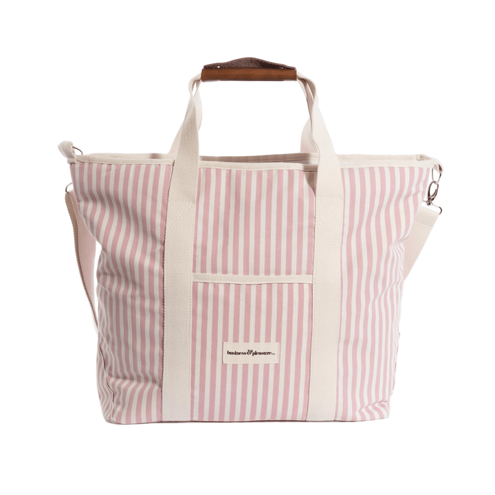 Business & Pleasure Tote šaltkrepšis – LAUREN‘ S PINK STRIPE - Summer Boutique - BPA-CBB-LAU-PNK