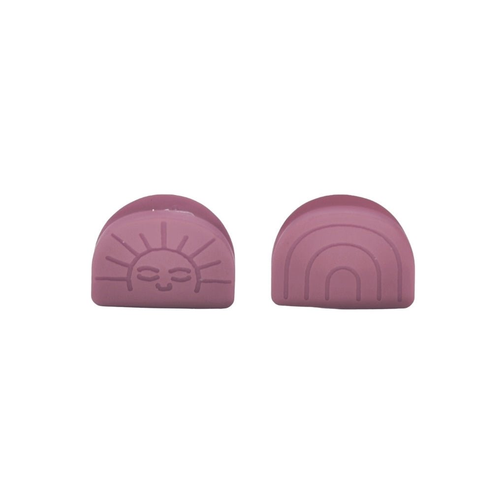 GRECH & CO plaukų segtukų rinkinys Rainbow + Sun – MAUVE ROSE - Summer Boutique - GR-23Cclip-07