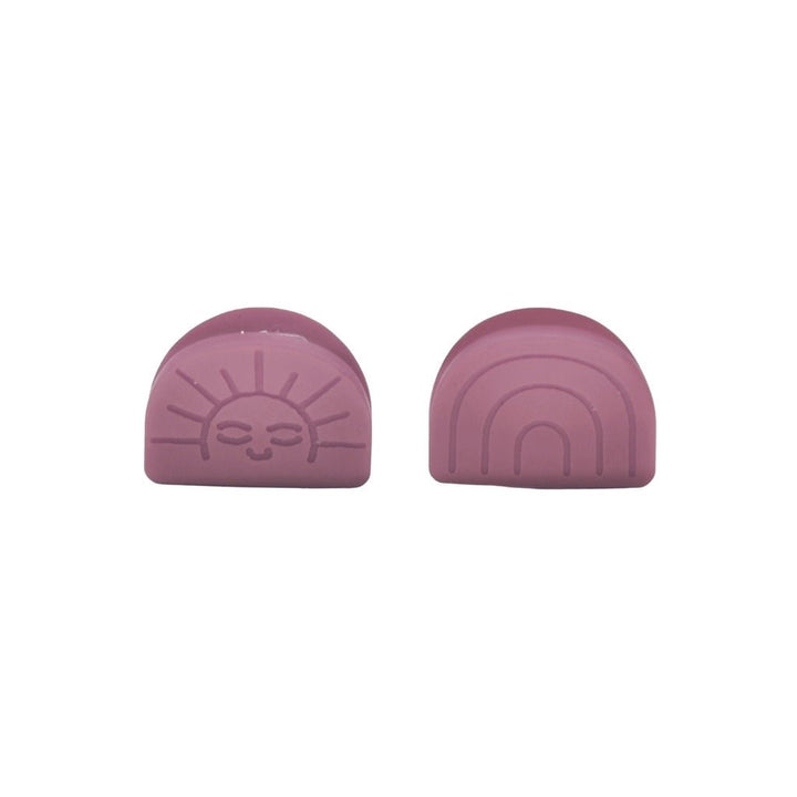 GRECH & CO plaukų segtukų rinkinys Rainbow + Sun – MAUVE ROSE - Summer Boutique - GR-23Cclip-07