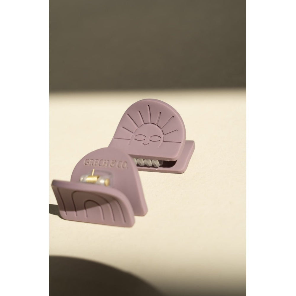 GRECH & CO plaukų segtukų rinkinys Rainbow + Sun – MAUVE ROSE - Summer Boutique - GR-23Cclip-07