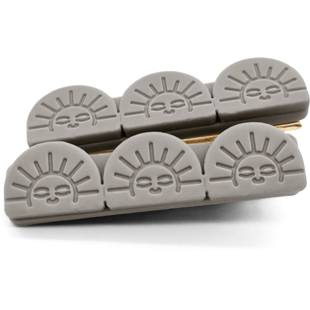 GRECH & CO plaukų segtukų rinkinys Tri Sun Bar – FOG - Summer Boutique - GR-23Sbarclip-05