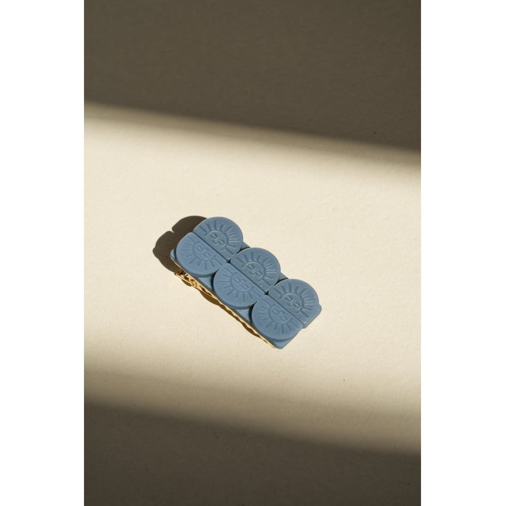 GRECH & CO plaukų segtukų rinkinys Tri Sun Bar – SKY BLUE - Summer Boutique - GR-23Sbarclip-08