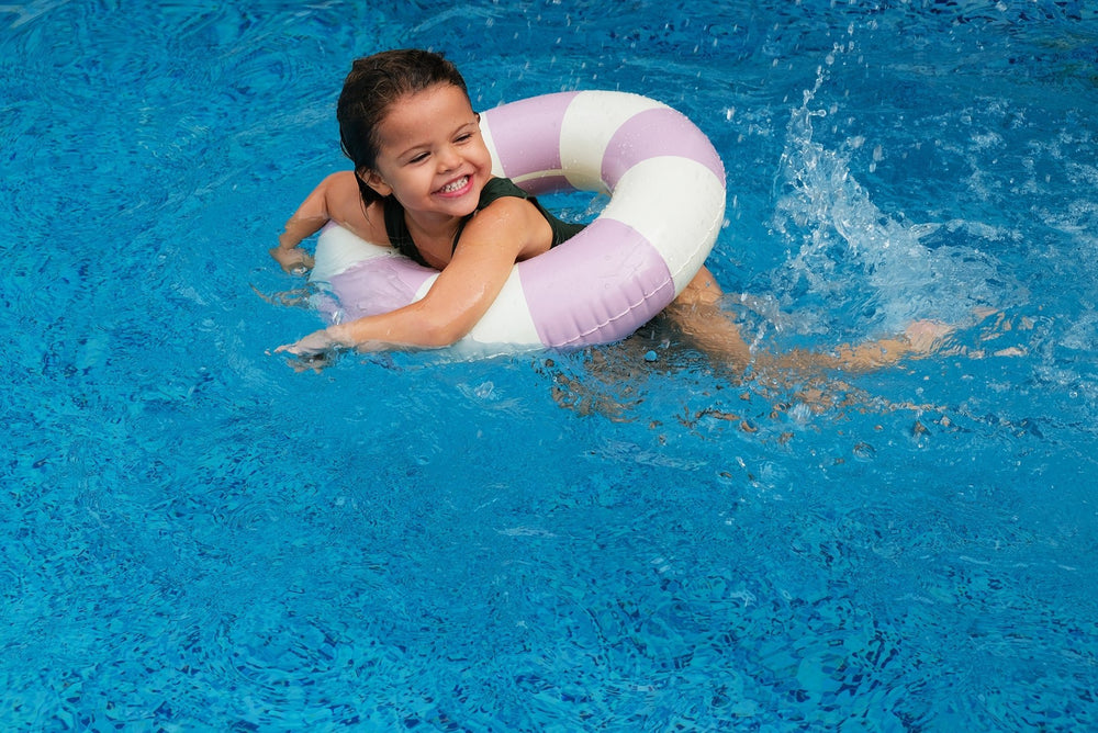 Petites Pommes pripučiamas plaukimo ratas (45 cm.) - VIOLET - Summer Boutique - 01202101V