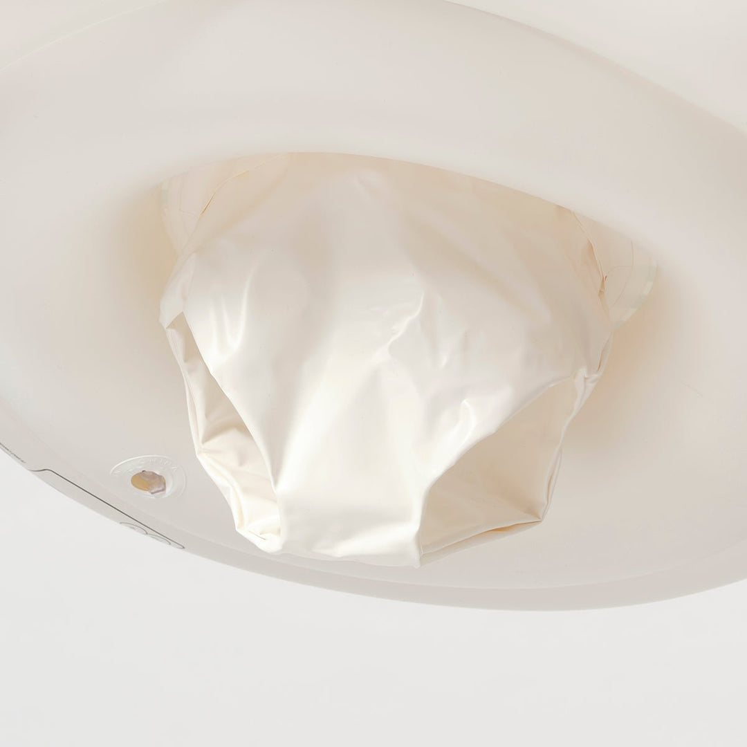 SUNNYLiFE dvigubas pripučiamas plaukimo ratas – DUCK SAGE STRIPE - Summer Boutique - S5FBSGREU