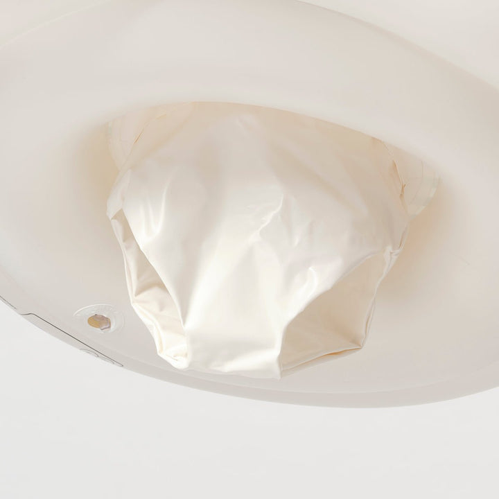 SUNNYLiFE dvigubas pripučiamas plaukimo ratas – DUCK SAGE STRIPE - Summer Boutique - S5FBSGREU