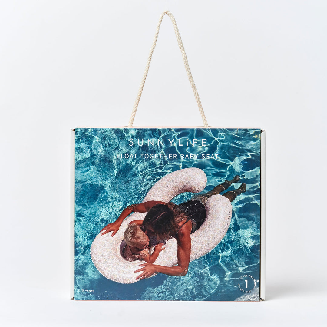 SUNNYLiFE dvigubas pripučiamas plaukimo ratas – INTO THE GARDEN DITSY FLORAL - Summer Boutique - S61FTFEU