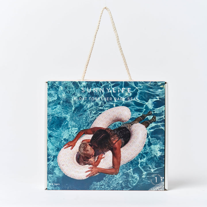 SUNNYLiFE dvigubas pripučiamas plaukimo ratas – INTO THE GARDEN DITSY FLORAL - Summer Boutique - S61FTFEU