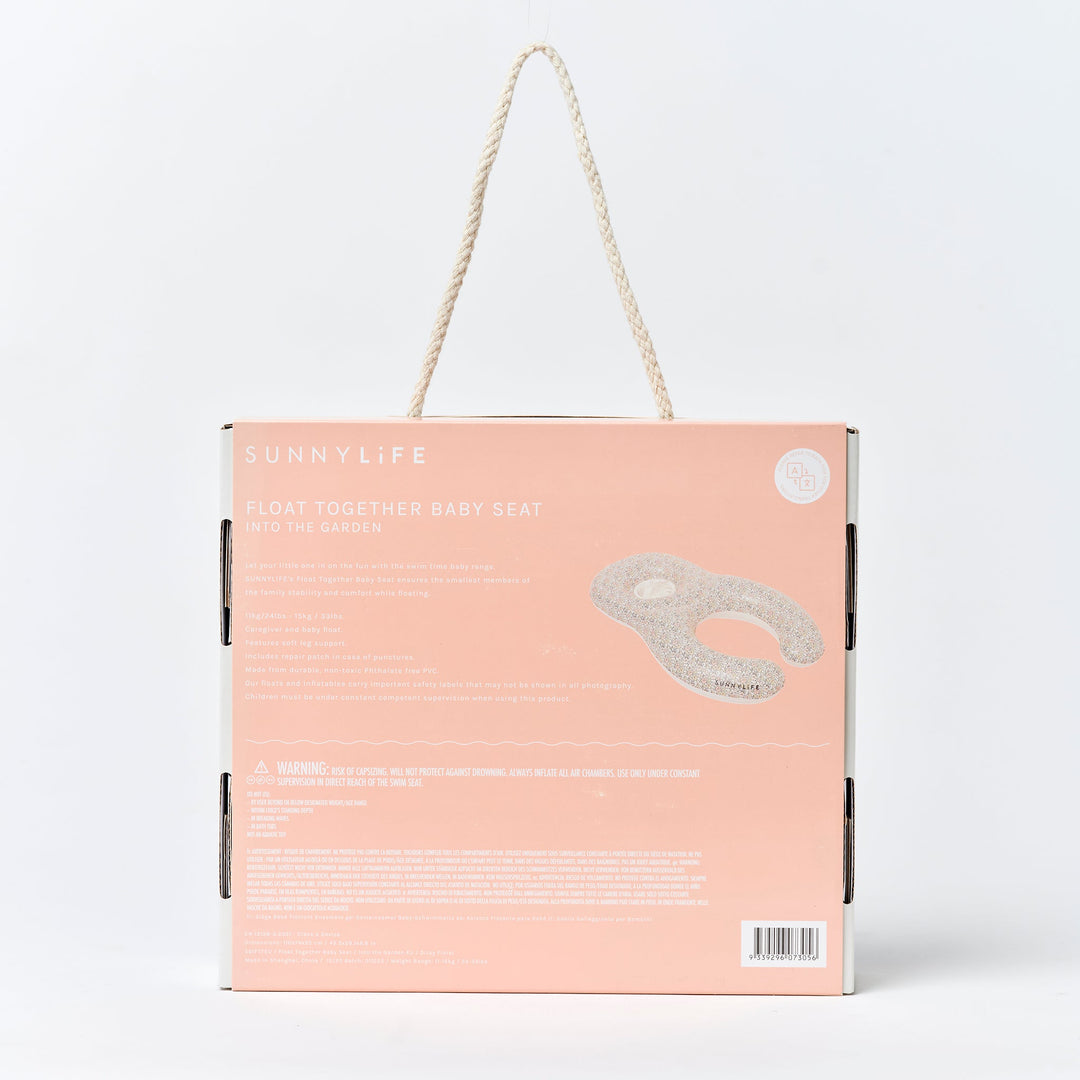 SUNNYLiFE dvigubas pripučiamas plaukimo ratas – INTO THE GARDEN DITSY FLORAL - Summer Boutique - S61FTFEU