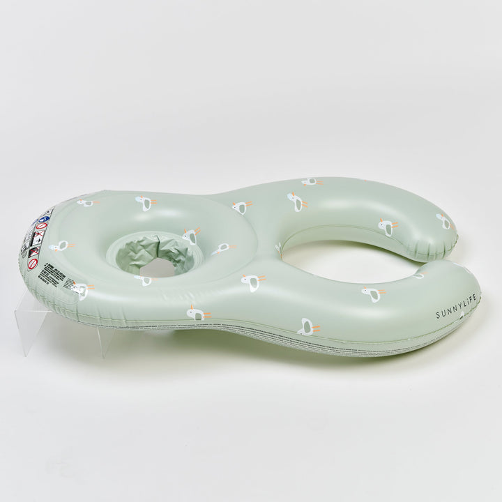 SUNNYLiFE dvigubas pripučiamas plaukimo ratas – SAMMY THE SEAGULL GREEN - Summer Boutique - S61FTGEU