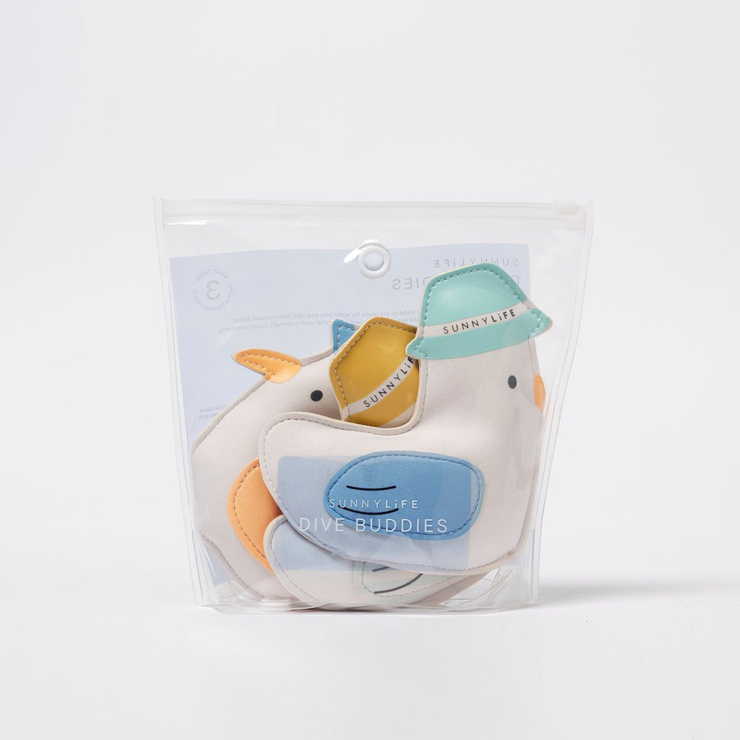 SUNNYLiFE nardymo žaislai – SID THE SEAGULL MULTI - Summer Boutique - S51DBBLU